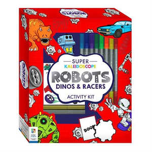 Haberdashery: Super Kaleidoscope Colouring: Robots, Dinos and Racers