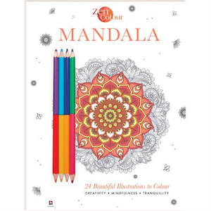 Zen Colour with Pencils: Mandala