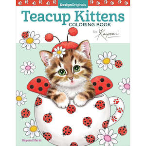 Haberdashery: Teacup Kittens - Creative Colouring Book