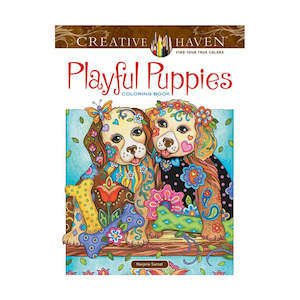 Haberdashery: Playful Puppies - Creative Colouring Book