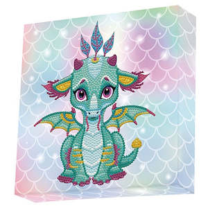 Haberdashery: Diamond Dotz Boxes - Ariel the Baby Dragon