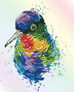 Haberdashery: Diamond Dotz - Rainbow Feathers