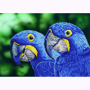 Diamond Dotz - Blue Hyacinth Macaws