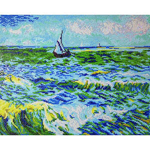 Diamond Dotz - Seascape at St Maries (Van Gogh)