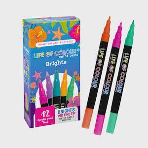 Bright Colours Paint Pens - Fine Tip (1mm)