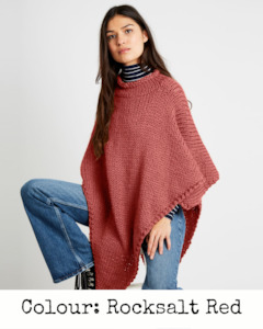 Gwyneth Poncho - Alpachino Merino - Knitting Pattern