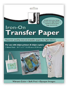 Haberdashery: Jacquard Iron-on Transfer Paper