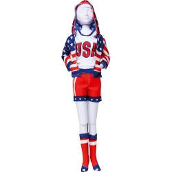 Haberdashery: Dress Your Doll Making Couture Outfit Set - Sporty Stars & Stripes