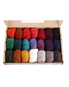 Fibre Sampler Pack - Corriedale Darks