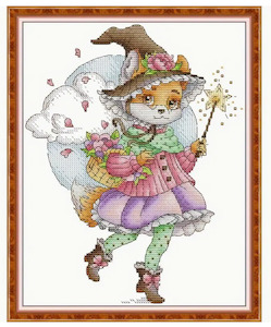 Stamped Cross Stitch Kit - Starry Spellweaver 14CT