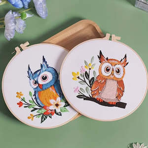 Haberdashery: Stamped Embroidery - Owl