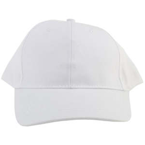 Haberdashery: Baseball Cap - White