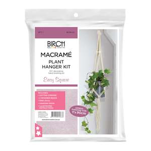 Macrame Easy Square Plant hanger