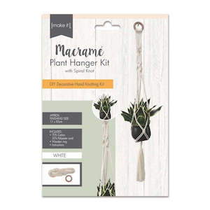 Macrame Spiral Knot Plant Hanger Kit