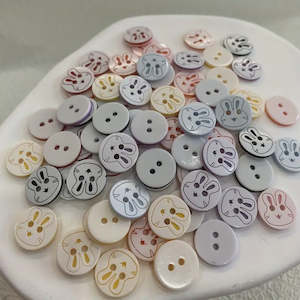 Buttons Rabbit Design 12.5mm (each)