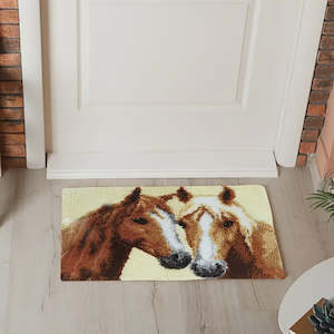 Latch Hook Rug Kit - Horses