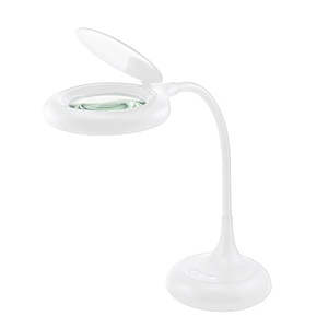 LED Zoom Desktop Magnifying Light – Gooseneck