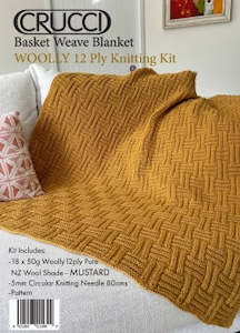 Crucci 12 Ply Basket Weave Blanket Kit