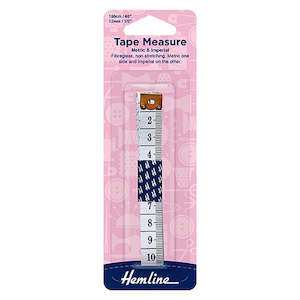 Hemline Tape Measure Metric & Imperial 150cm