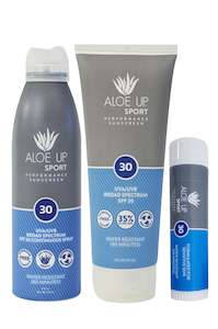 Sunscreen: Aloe Up Sport Sunscreen SPF30 Essential Pack