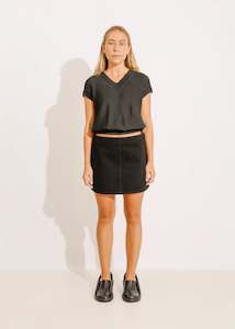 Clothing: W24 | PARKER MINI SKIRT / BLACK