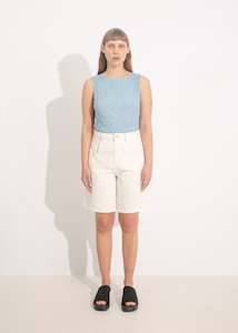 Clothing: S24 | BESSIE SHORT  / WHITE