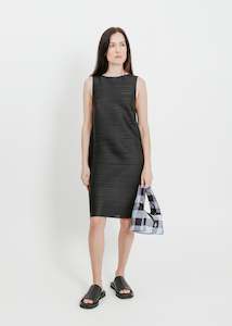 RICKI PLEAT DRESS / BLACK