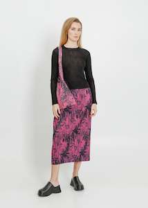 OPAL SKIRT / MAGENTA-BLACK