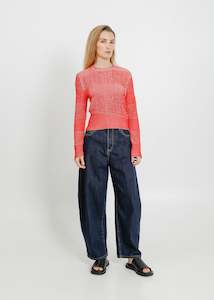 HOLLAND KNIT SWEAT / POPPY-LEMONADE