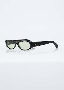 Clothing: RHOE SUNGLASSES / BLACK-MOSS