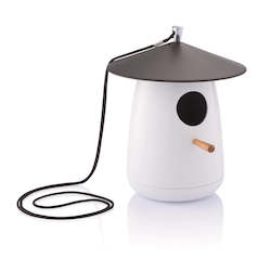 Tweet bird house, white