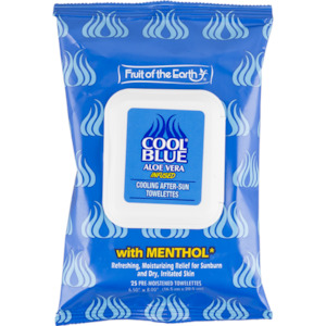 Fruit Of The Earth - COOL BLUE Towelettes 25 Pack