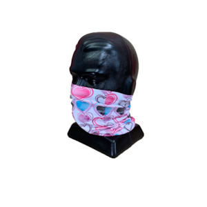 MFH Multi Functional Headwear - Bubble Hearts