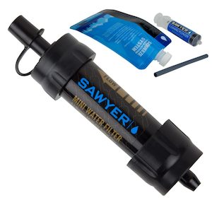 Water Filtration: Sawyer - MINI Water Filtration System BLACK