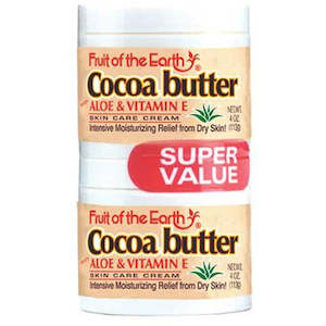 Fruit Of The Earth - Cocoa Butter with Aloe Vera and Vitamin E Cream