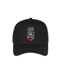 Caps/Sun Hats: Van Deer Trucker Cap - Black