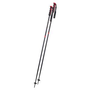 Ski Poles: Booster Speed Alloy Black-Red