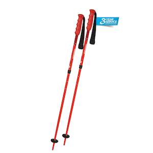 Ski Poles: Smash Series Red