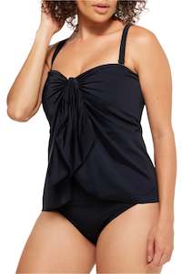 Togs Black Swimdress Overlay