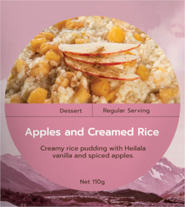 Real Meals Apples and Creamed Rice