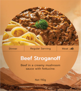 Nutrition: Real Meals Beef Stroganoff