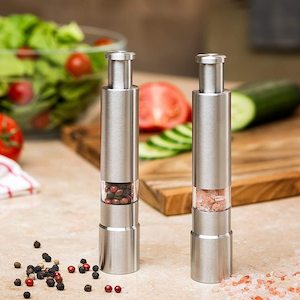 Restaurant: Premium Stainless Steel Salt and Pepper Spice Grinder