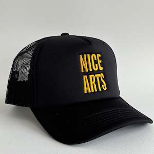 NICE ARTS cap - shiny gold