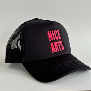 nice arts: NICE ARTS cap - highlighter pink