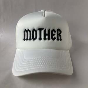 MOTHER TRUCKER - black on cream