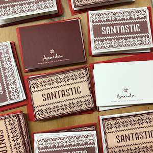 SANTASTIC gift cards - set of 4