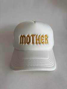 MOTHER TRUCKER - gold on cream