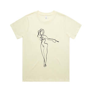 15 Second Sketch: 15 SECOND SKETCH - Classic Crew Neck - Women's BUTTER