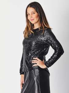 LUNA SKY | Sequin Top