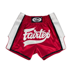 Sporting equipment: Red White Slim Fit Shorts